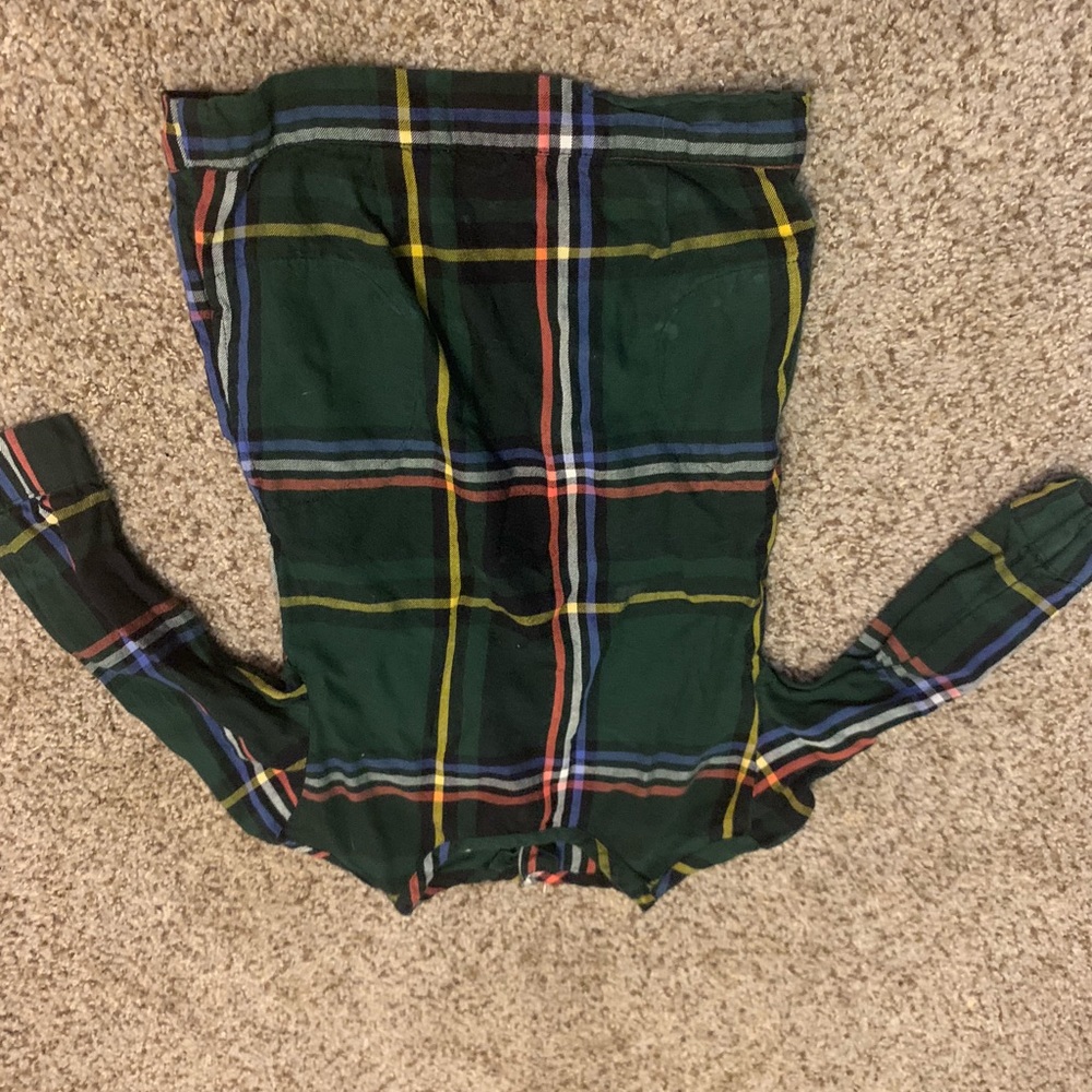 Flannel long sleeve plaid